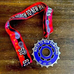 2023 North to New Hampshire Bicycle Race Medal and Ribbon